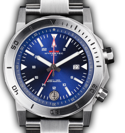 H-61 Silver-Blue Dial-Stainless SteelBand